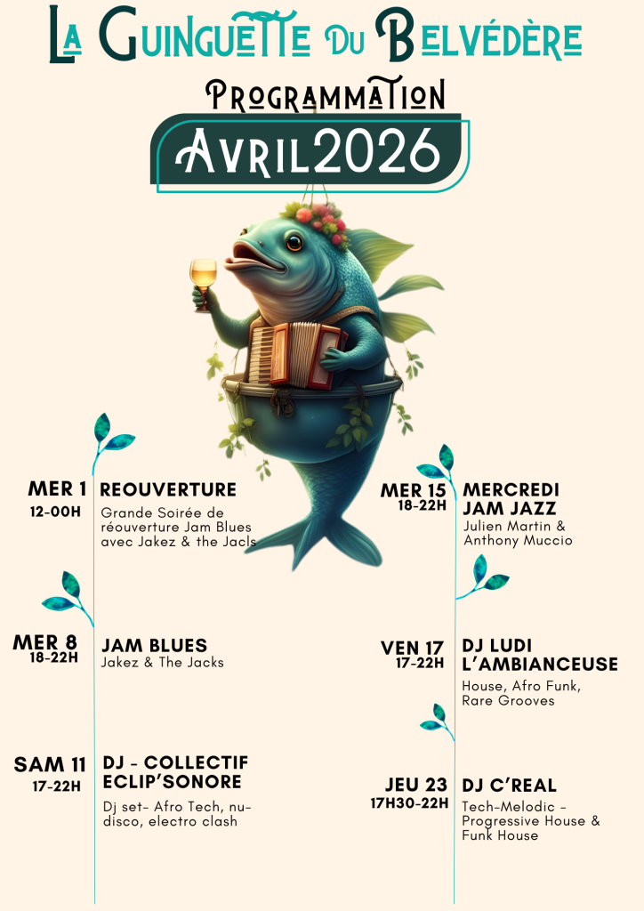 programmation avril 2026